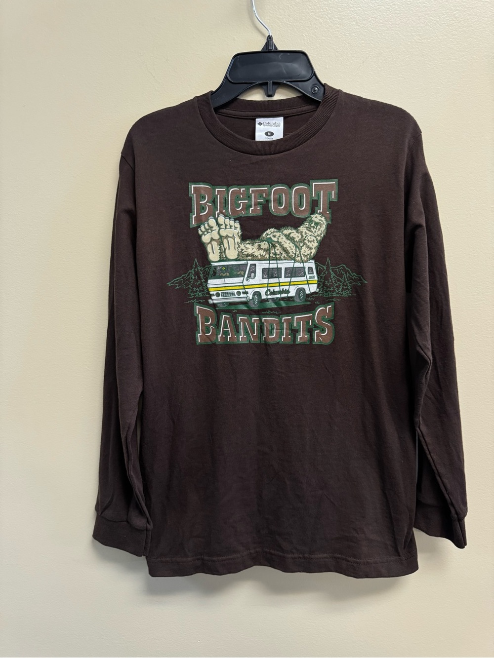 Columbia Bigfoot Bandits Kids' Long-Sleeve Tee - Brown
